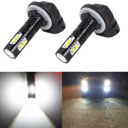 Car LED Fog Light 10SMD High Power Car Light Black Shell