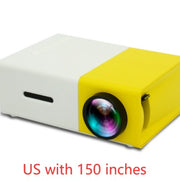 Portable Projector 3D Hd Led Home Theater Cinema HDMI-compatible Usb Audio Projector Yg300 Mini Projector